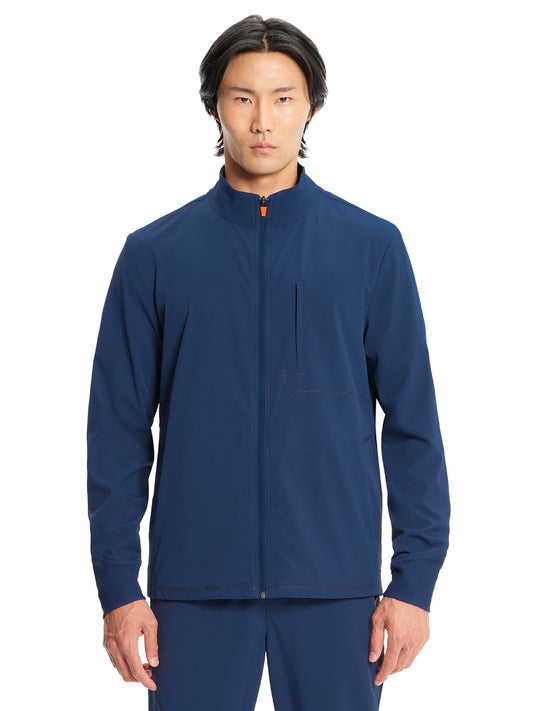 Men's Zip Front Scrub Jacket