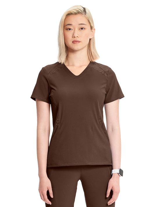 Women's V-Neck Top - IN620A - Espresso Express
