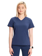 Women's V-Neck Top - IN620A - Navy