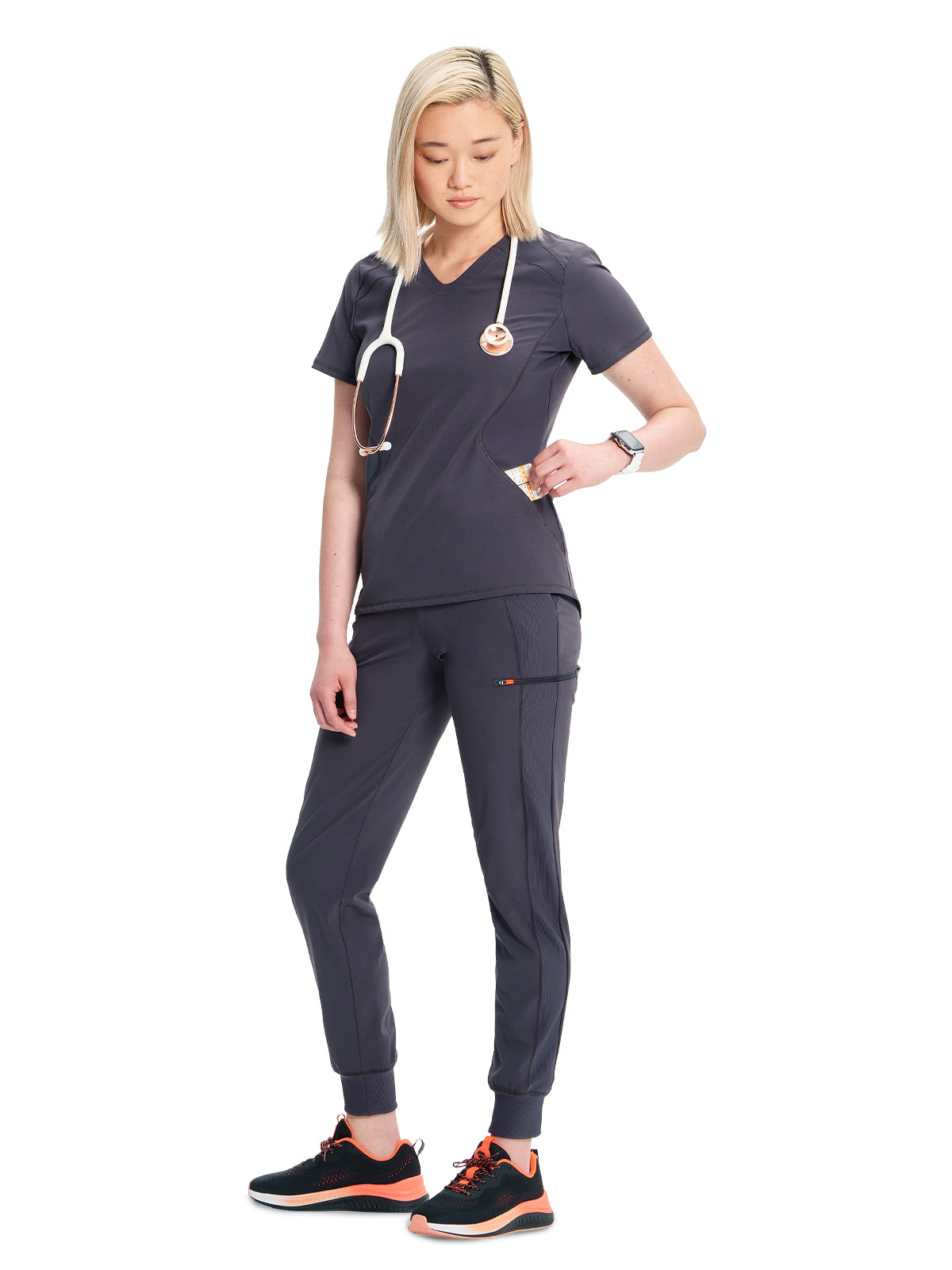 Women's V-Neck Scrub Top