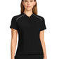 Women's 1-Pocket Henley Top - IN644A - Black