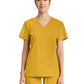 Women's 2-Pocket V-Neck Top - IN647A - Butterscotch