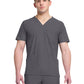 Men's 3-Pocket V-Neck Top - IN651A - Pewter