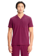 Men's V-Neck Top - IN700A - Wine
