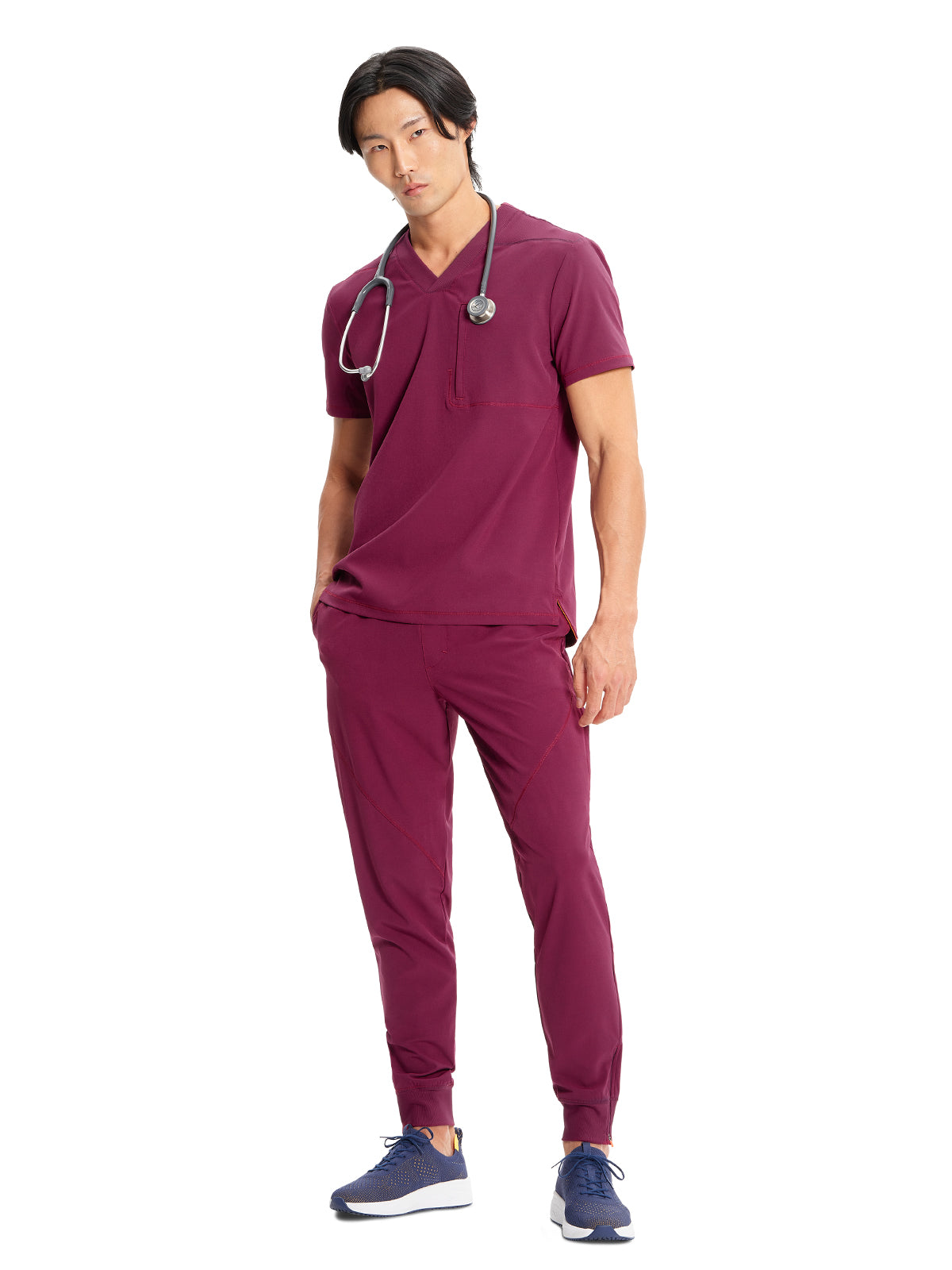 Men's V-Neck Scrub Top