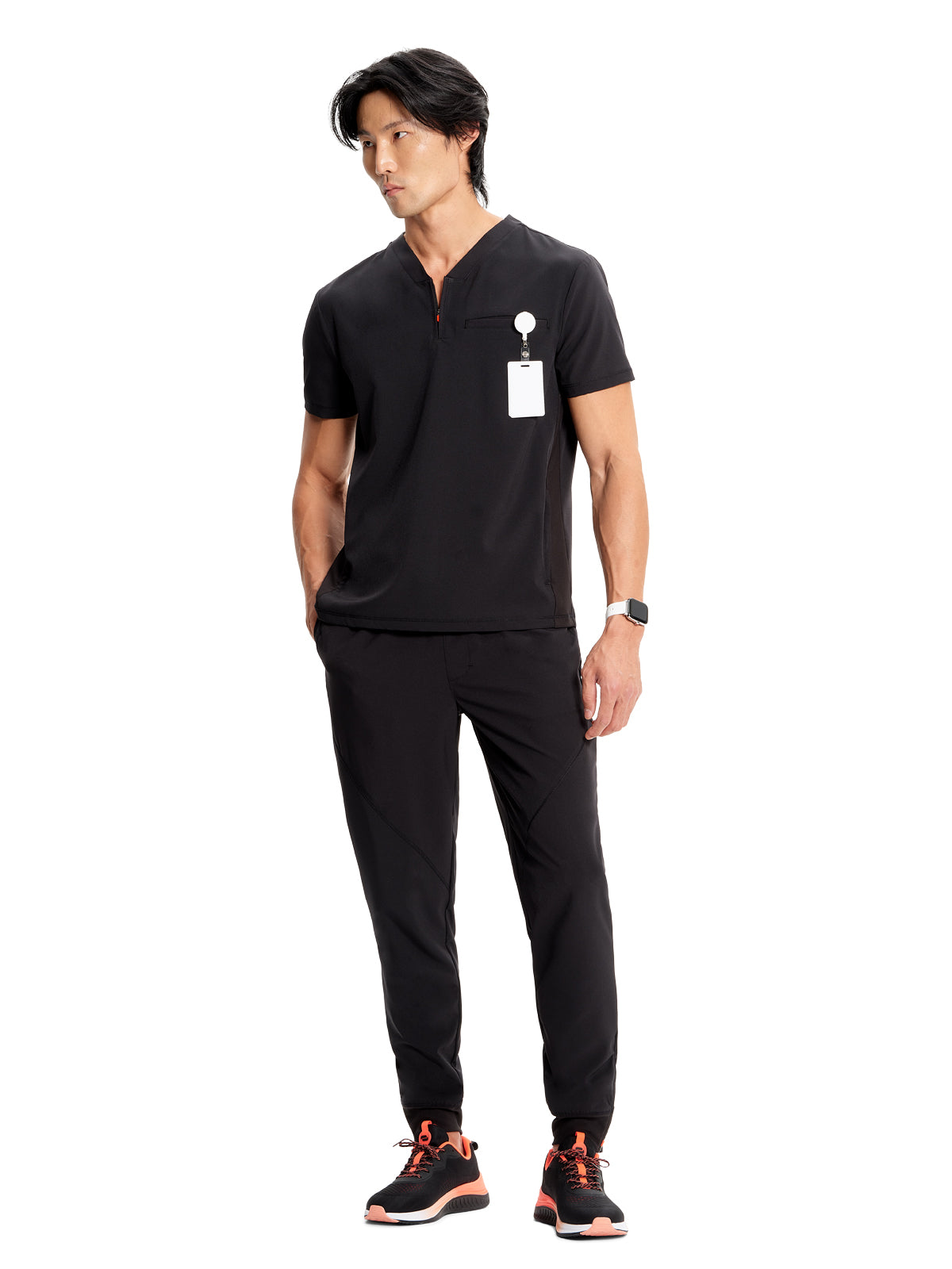 Men's V-Neck Scrub Top