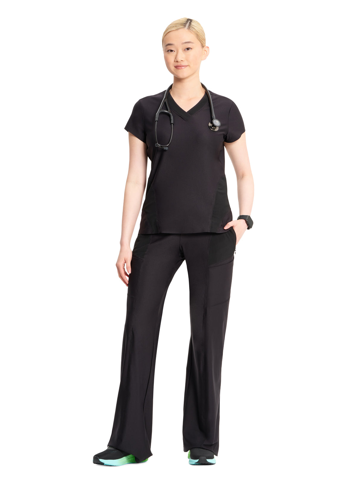 Women's 2-Pocket V-Neck Scrub Top