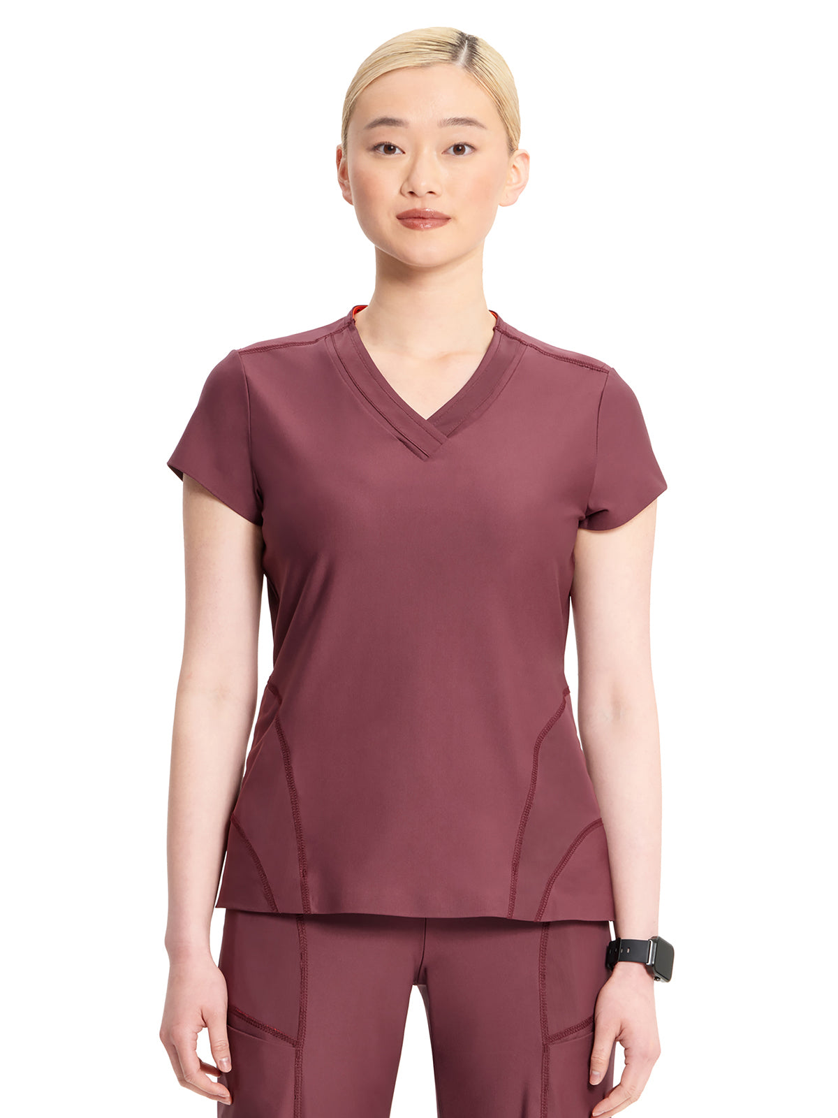 Women's 2-Pocket V-Neck Top