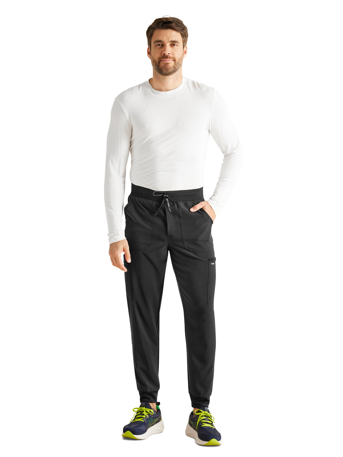 Men's 7-Pocket Mid Rise Jogger Scrub Pant