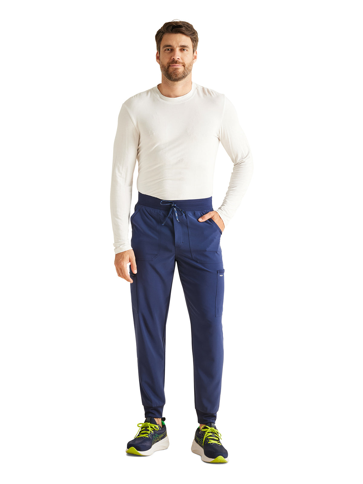 Men's 7-Pocket Mid Rise Jogger Scrub Pant