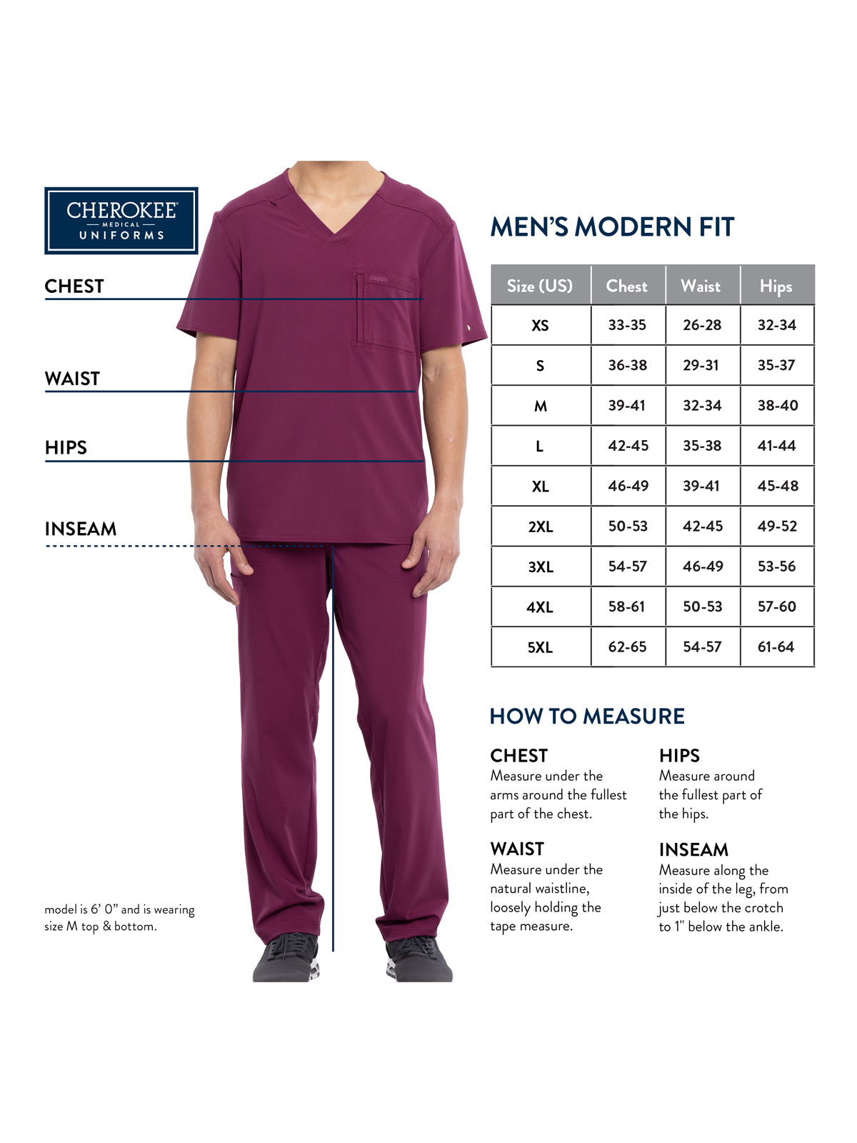 Men's 7-Pocket Mid Rise Jogger Scrub Pant