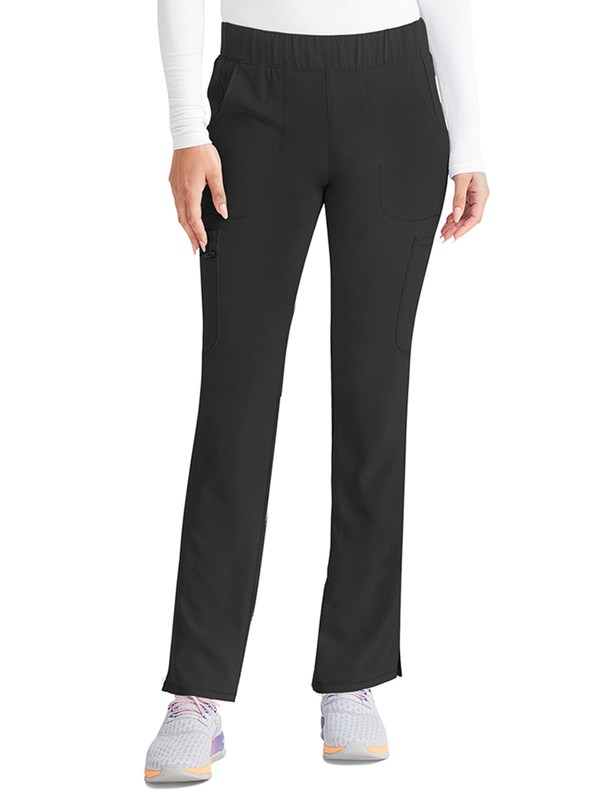 Women's 8-Pocket Mid Rise Scrub Pant