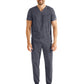 Men's 3-Pocket V-Neck Scrub Top