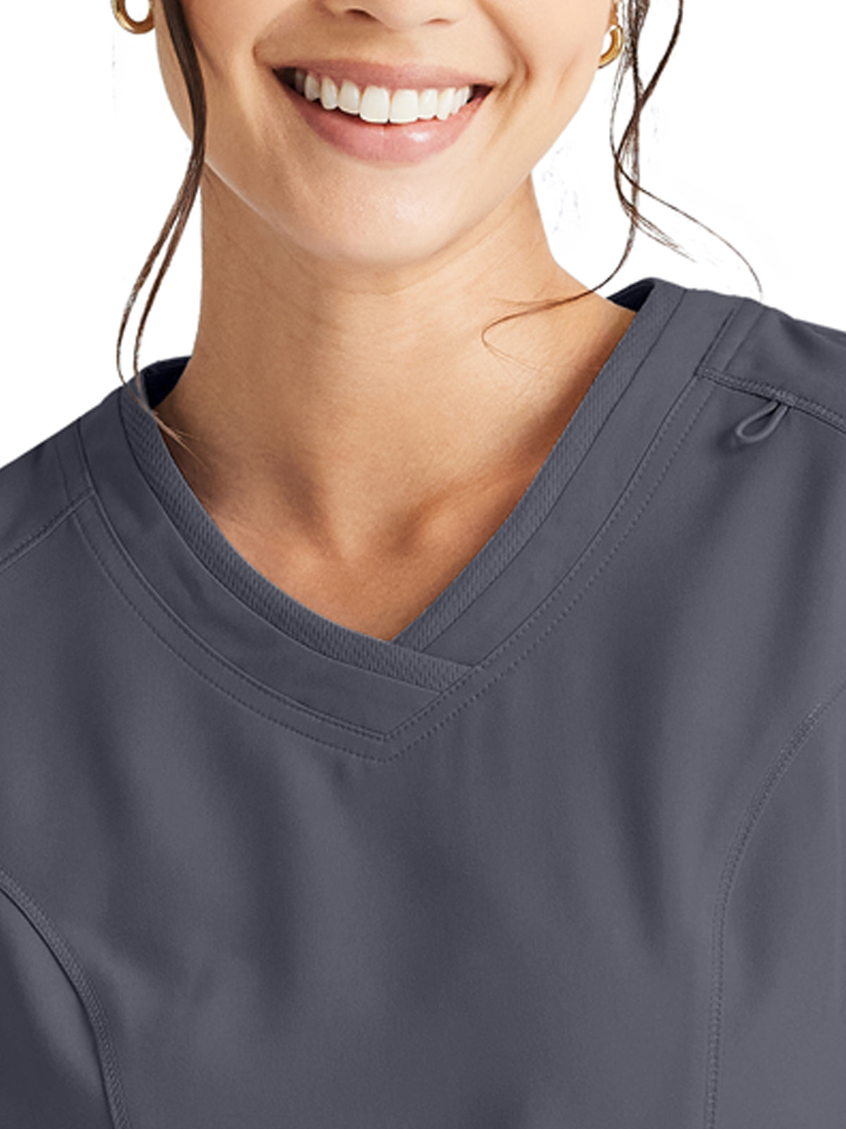 Women's 4-Pocket V-Neck Scrub Top