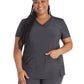 Women's 4-Pocket Cross-Over V-Neck Scrub Top