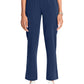 Women's 6-Pocket Straight Leg Ankle Scrub Pant - ML010 - Navy