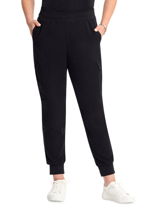 Women's 5-Pocket Bosque Jogger Scrub Pant - ML011 - Black