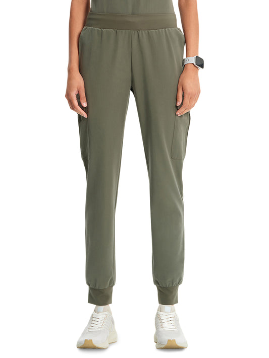 Women's 5-Pocket Bosque Jogger Scrub Pant - ML011 - Olive