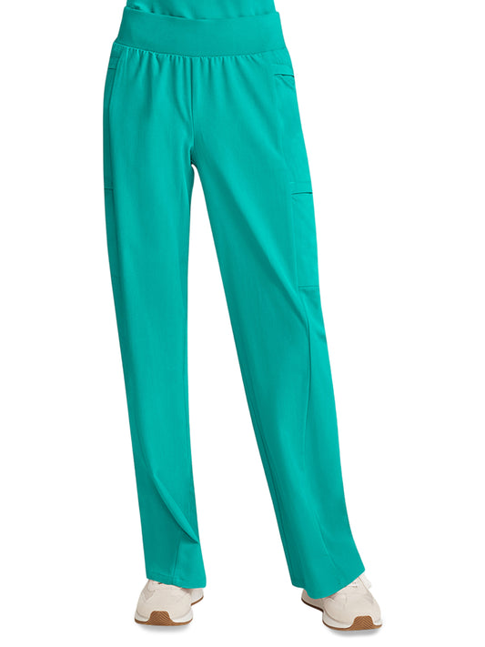 Women's 5-Pocket Anemone Straight Leg Scrub Pant - ML012 - Surgical Green