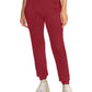 Women's 4-Pocket Ponte Jogger Scrub Pant - ML013 - Cherry Wood