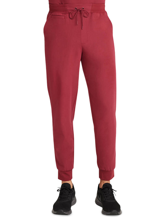 Men's 6-Pocket Drift Jogger Scrub Pant - ML017 - Cherry Wood