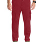 Men's 7-Pocket Ponte Cargo Scrub Pant - ML018 - Cherry Wood