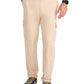 Men's 7-Pocket Ponte Cargo Scrub Pant - ML018 - Toasted Tan