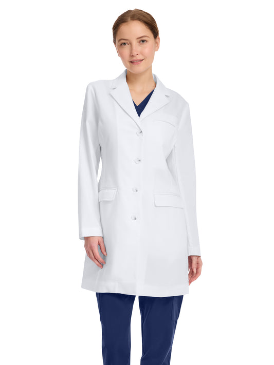 Women's 5-Pocket 33.25" Becca Lab Coat - ML11922 - White