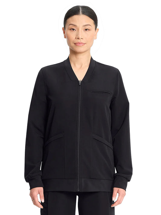 Women's 5-Pocket Savannah Scrub Jacket - ML308 - Black