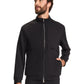 Men's 6-Pocket Ponte Track Jacket - ML311 - Black