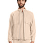 Men's 6-Pocket Ponte Track Jacket - ML311 - Toasted Tan