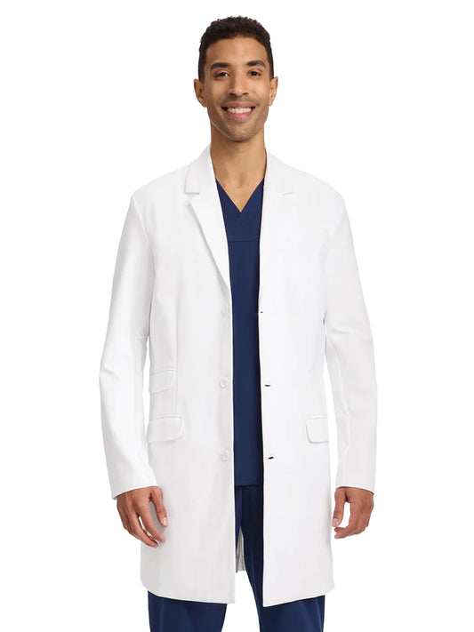Men's 7-Pocket 38" Anthony Lab Coat - ML408 - White