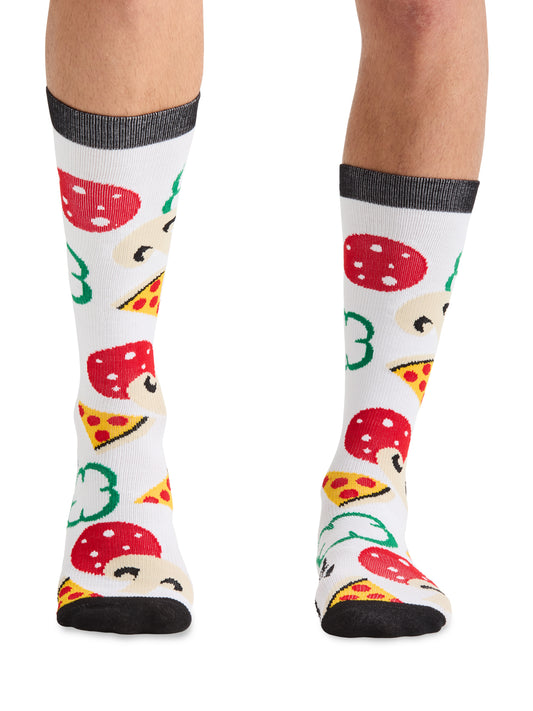 Men's 12 mmHg Support Socks - MPRINTSUPPORT - Pizza Me