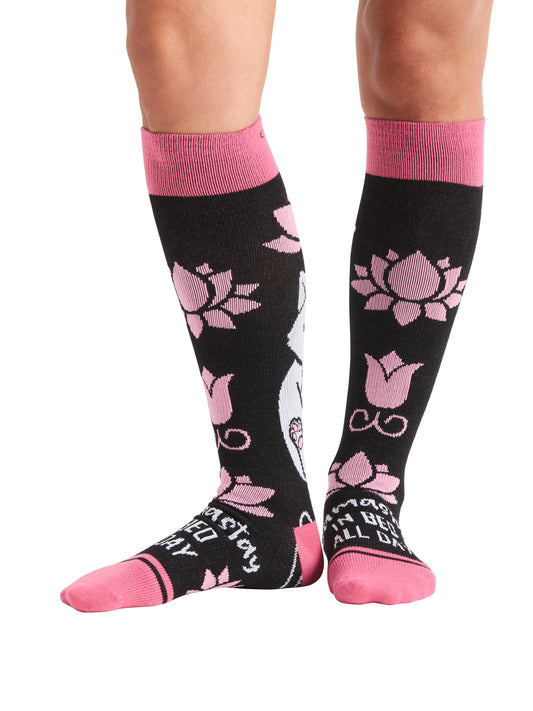 Women's 8-12 mmHg Support Socks - PRINTSUPPORT - Namastay All Day
