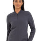 Women's 2-Pocket Kinetic Scrub Jacket - SJ11831 - Pewter
