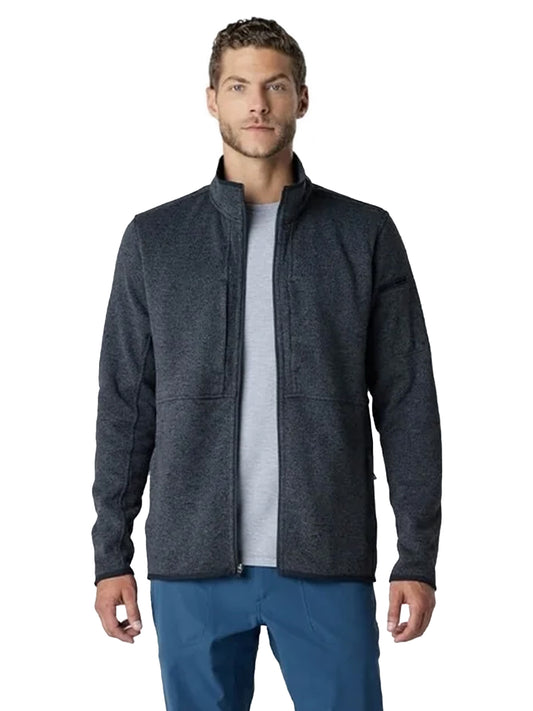 Men's 4-Pocket Strata Fleece Jacket - SJ22104 - Iron
