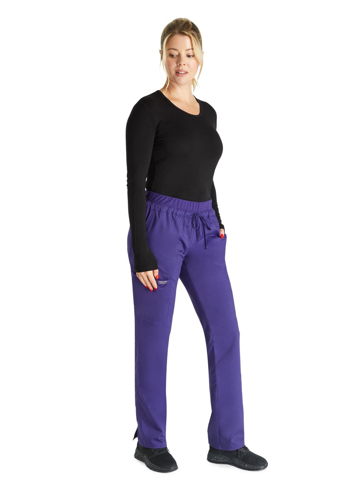 Women's 5-Pocket Tapered Leg Scrub Pant