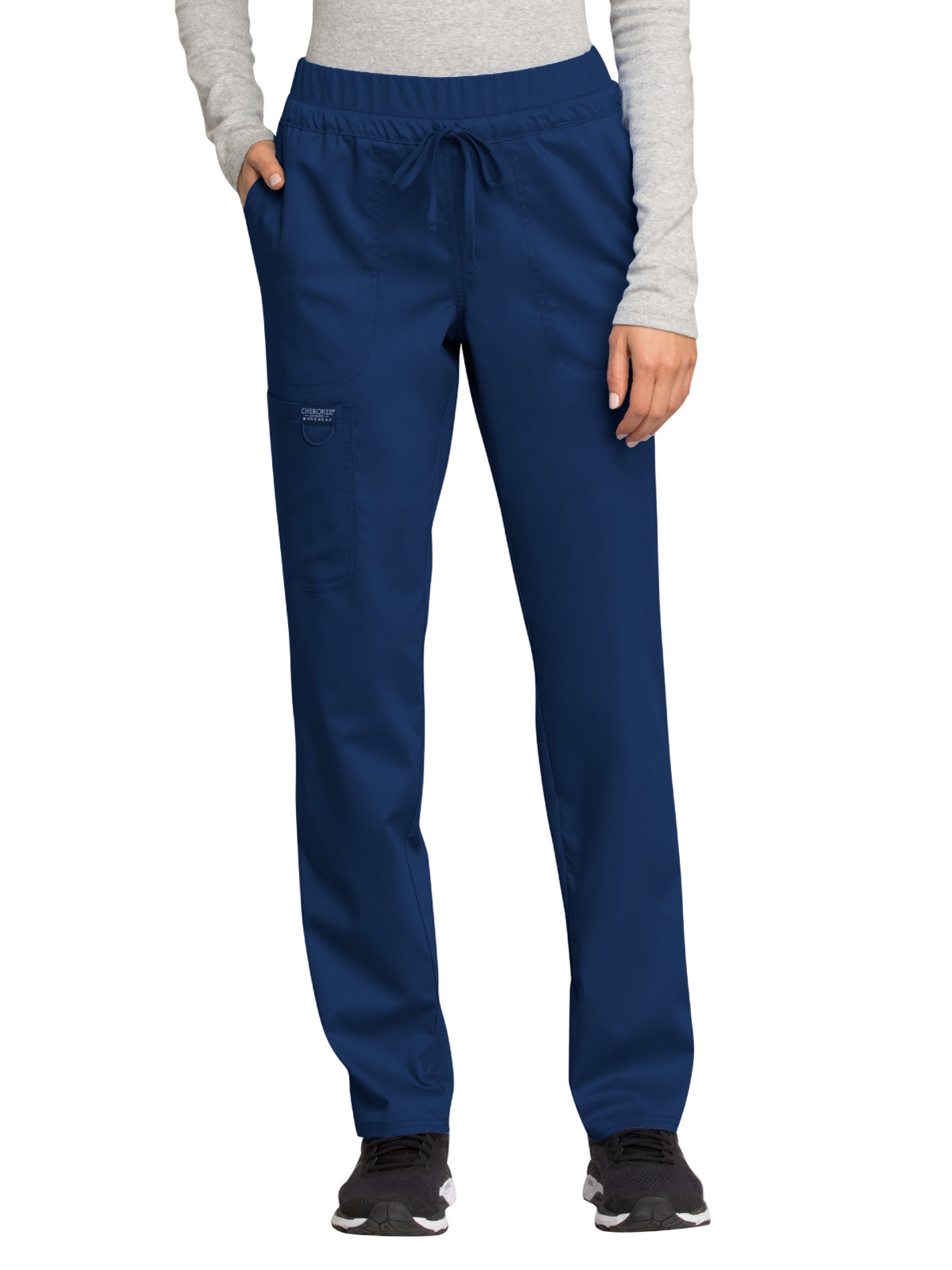 Women's 5-Pocket Tapered Leg Pant - WW105 - Navy