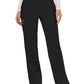 Women's 4-Pocket Mid Rise Straight Leg Pull-on Pant - WW110 - Black