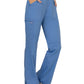 Women's 4-Pocket Mid Rise Straight Leg Pull-on Scrub Pant