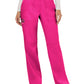 Women's 4-Pocket Mid Rise Straight Leg Pull-on Pant - WW110 - Electric Pink