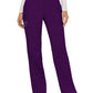 Women's 4-Pocket Mid Rise Straight Leg Pull-on Pant - WW110 - Eggplant