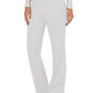 Women's 4-Pocket Mid Rise Straight Leg Pull-on Scrub Pant