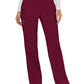 Women's 4-Pocket Mid Rise Straight Leg Pull-on Pant - WW110 - Wine