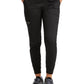 Women's 5-Pocket Mid Rise Jogger Pant - WW115 - Black