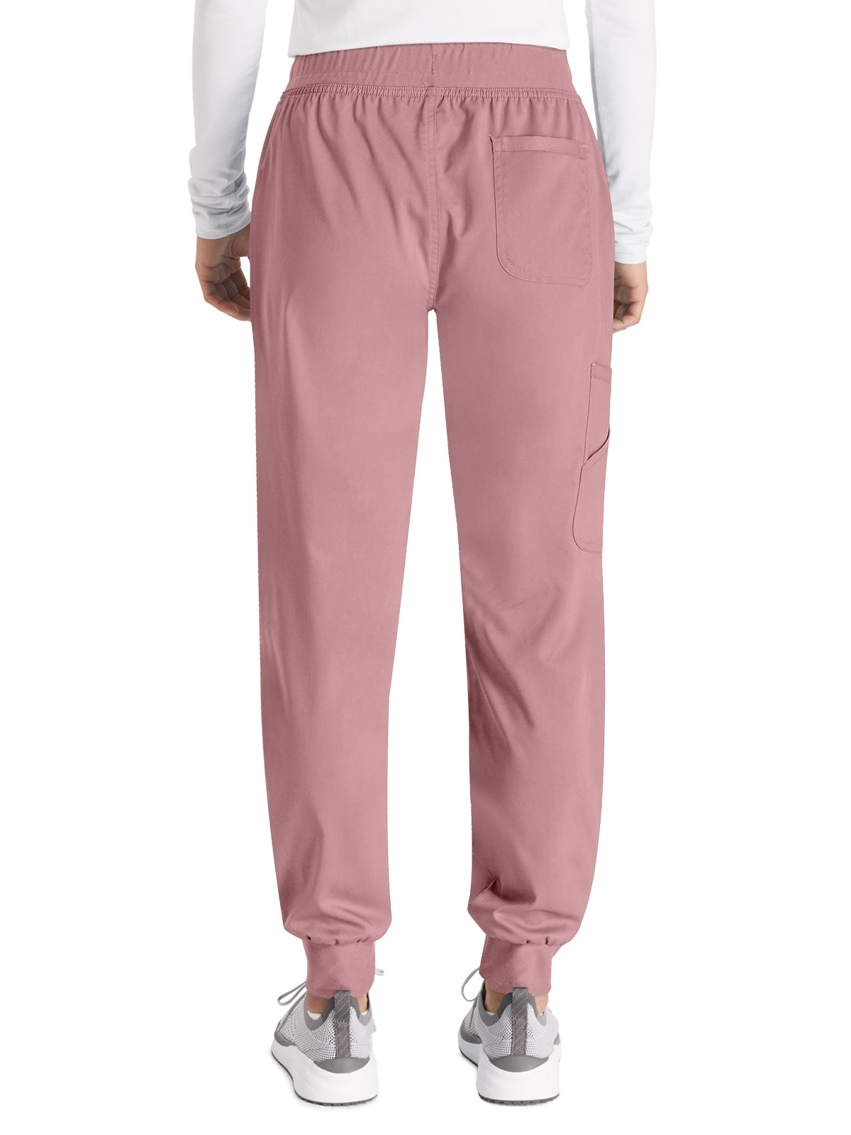 Women's 5-Pocket Mid Rise Jogger Scrub Pant