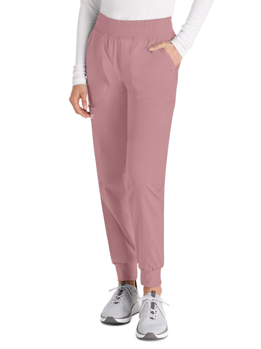 Women's 5-Pocket Mid Rise Jogger Pant