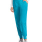 Women's 5-Pocket Mid Rise Jogger Pant - WW115 - Teal Blue