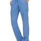 Women's 5-Pocket Mid Rise Drawstring Scrub Pant