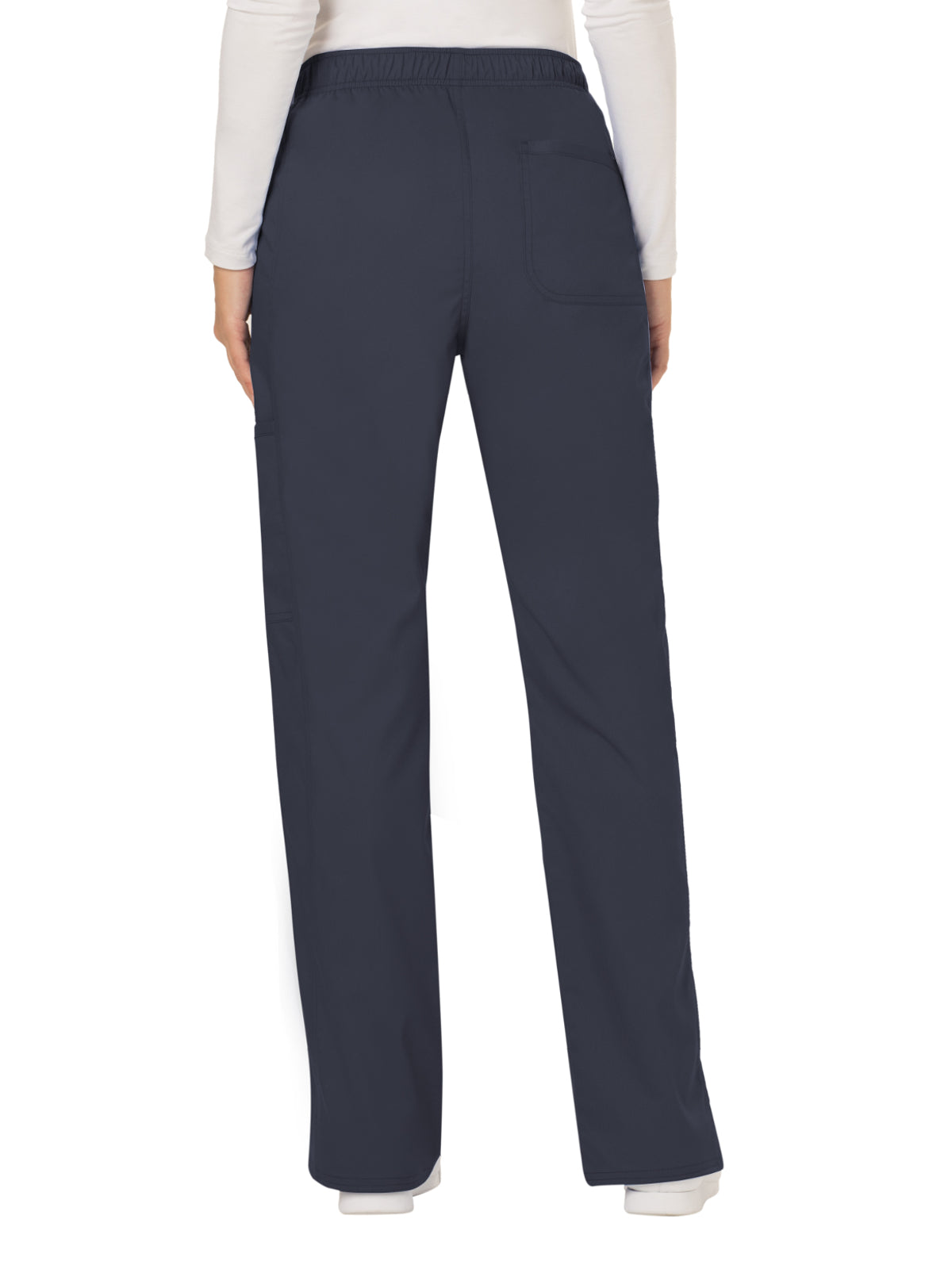 Women's 5-Pocket Mid Rise Drawstring Scrub Pant